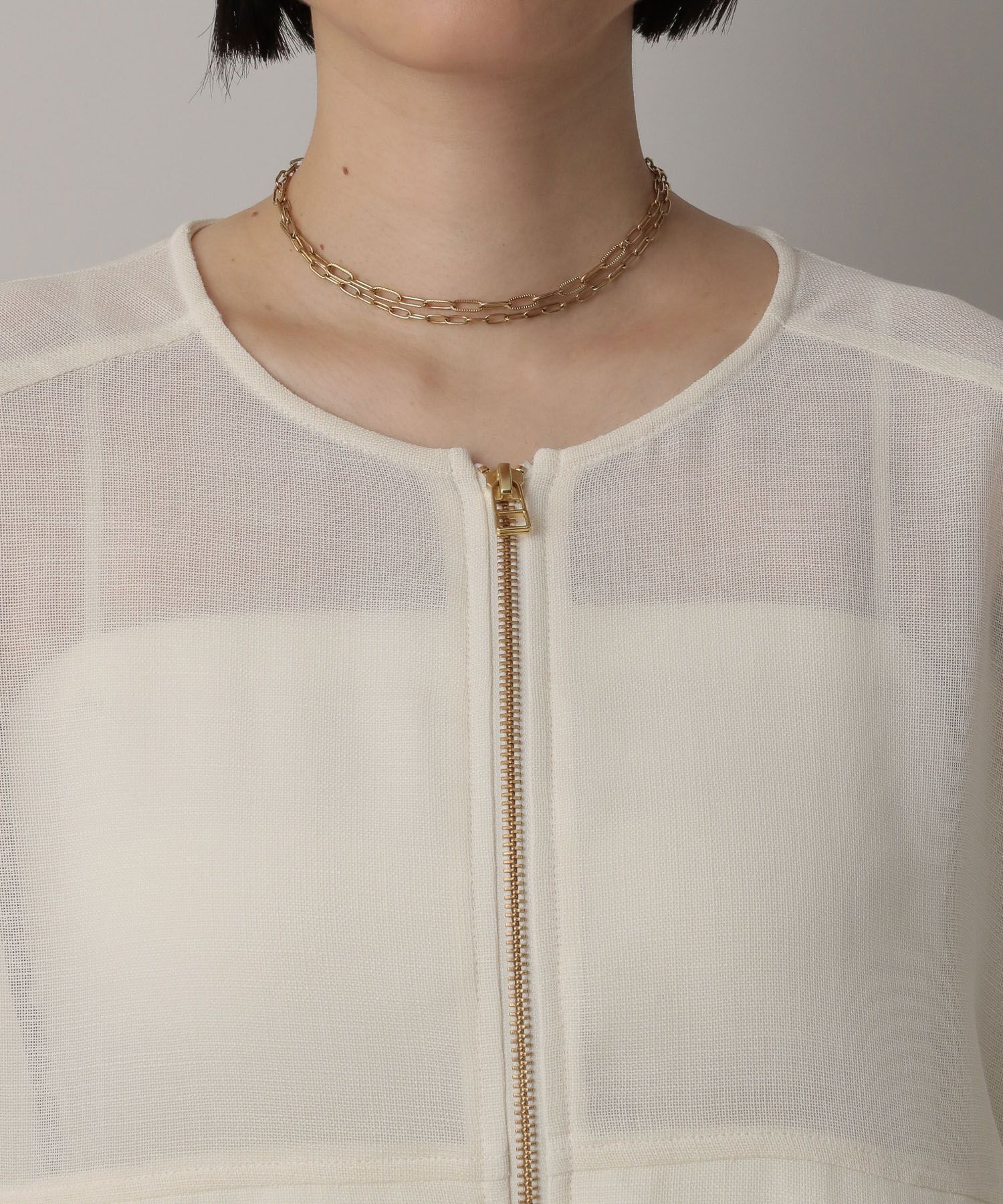 A part by 「リネンライクメッシュブルゾン」|ブルゾン・スタジャン|