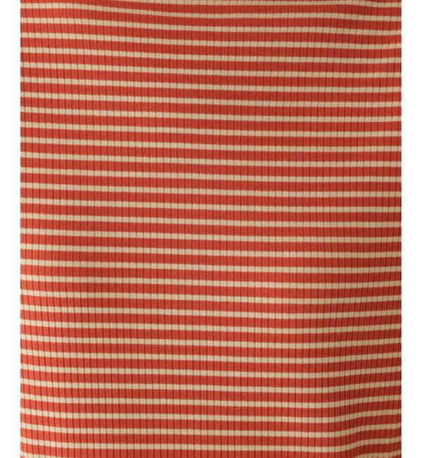 LOWRYS FARM「【前後着用可能】ボーダーテレコロングスリーブ」|Tシャツ・カットソー|