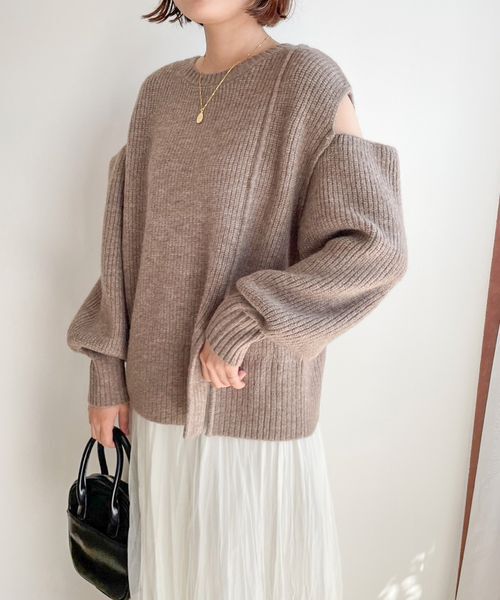 LOWRYS FARM「スリットニットＰＯＬＳ」|ニット・セーター|