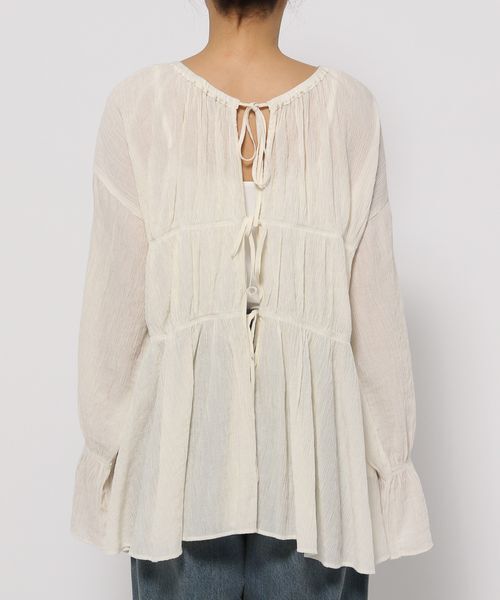LOWRYS FARM「ヨウリュウシャーリングブラウスＬＳ」|シャツ・ブラウス|