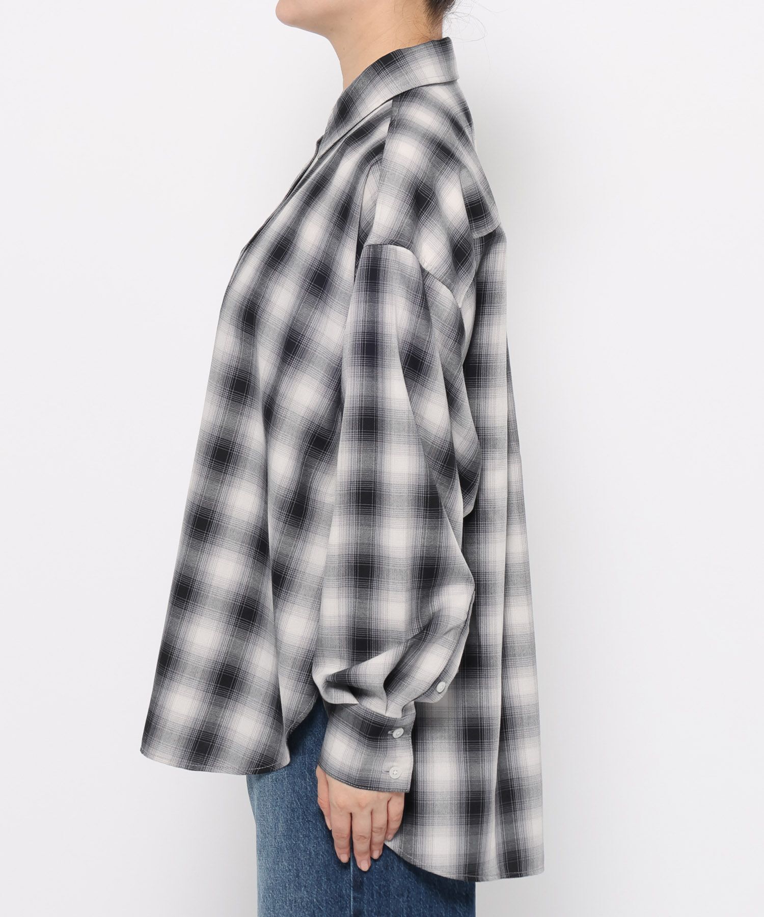 LOWRYS FARM「アソートチェックＢＩＧシャツ」|シャツ・ブラウス|