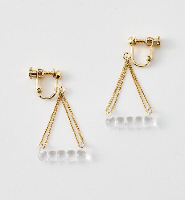 collex「【別注】【HARIO Lampwork Factory】 シジジーイヤリング」|ピアス|クリア