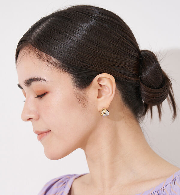 collex「バイカラーボールピアス」|ピアス|