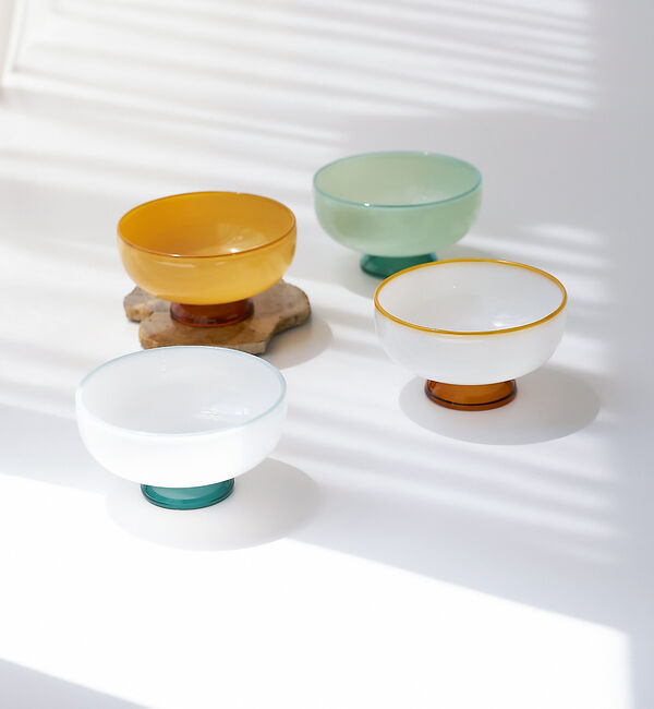 collex「【amabro/アマブロ】SNOW BOWL  デザートボウル ミルクガラス 耐」|食器・キッチングッズ|