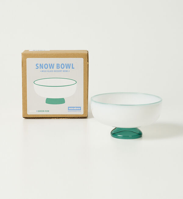 collex「【amabro/アマブロ】SNOW BOWL  デザートボウル ミルクガラス 耐」|食器・キッチングッズ|