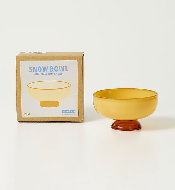 collex「【amabro/アマブロ】SNOW BOWL  デザートボウル ミルクガラス 耐」|食器・キッチングッズ|