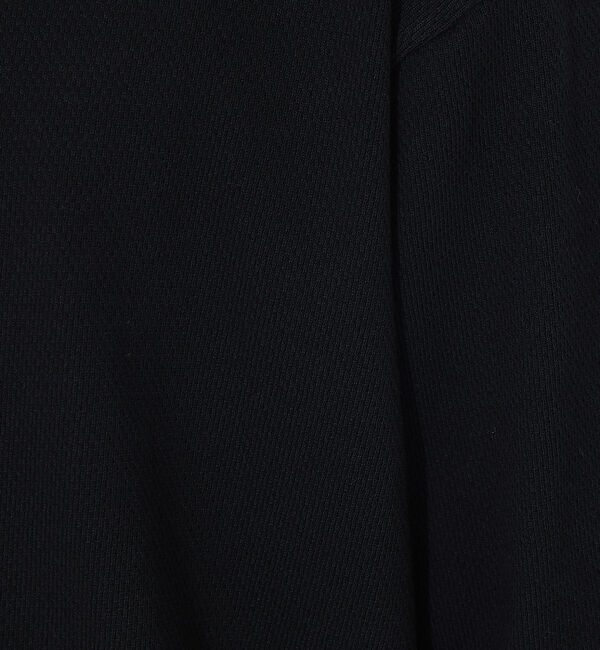 ABAHOUSE「オーガニックコットン ワッフル ハーフジップ 変形 Tシャツ」|Tシャツ・カットソー|