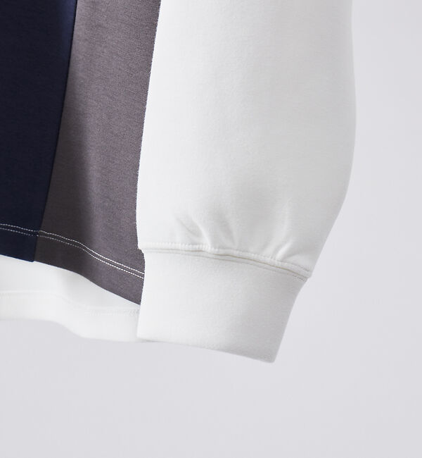 ABAHOUSE「【配色切替え】シルキー ダンボール パーカー」|パーカー|