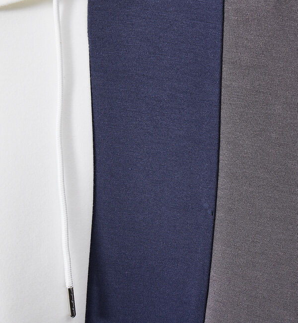 ABAHOUSE「【配色切替え】シルキー ダンボール パーカー」|パーカー|