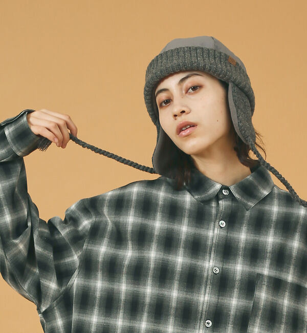 ABAHOUSE「【RUBEN/ルーベン】EARCOVER NYLON ROLL /イヤーカバーナ」|その他|グレー