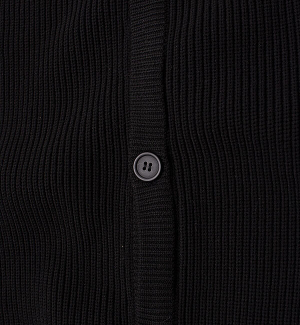 ABAHOUSE「ルーズシルエット ハイゲージ ポリ Vネック ニット カーディガン」|カーディガン|