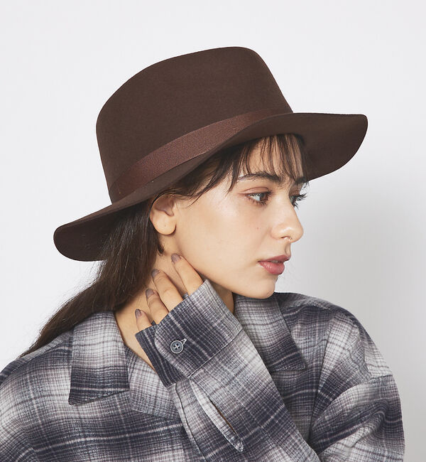 ABAHOUSE「【RUBEN/ルーベン】MIDDLE BRIM HAT/ミドルウールブリムハット」|その他|