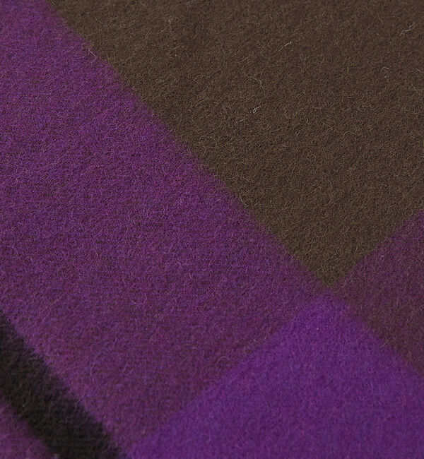 ABAHOUSE「【TWEED MILL/ツイードミル】ラムウールチェック柄ストール/ユニセックス」|マフラー|