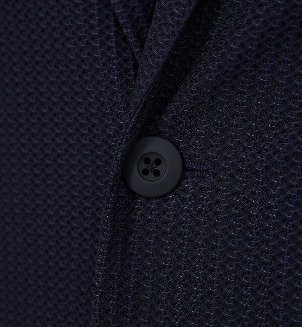 ABAHOUSE「ハニカムメッシュ　ショールブルゾン」|ブルゾン・スタジャン|