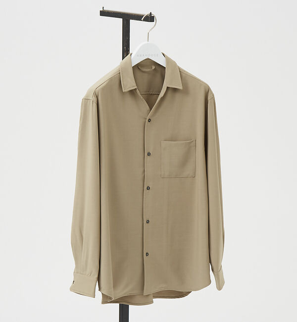 ABAHOUSE「2点セット【WEB限定】セットアップ / スキッパーシャツ&イージーパンツ /」|シャツ・ブラウス|