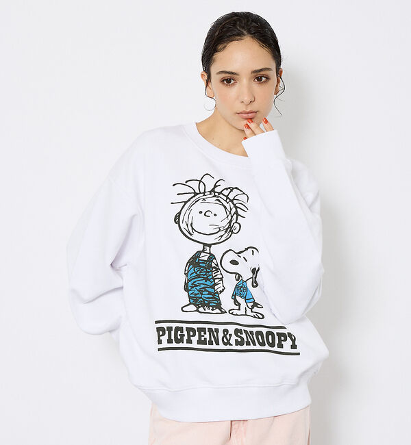 ABAHOUSE「【JOHNBULL/ジョンブル】VINTAGE PEANUTS 裏毛スウェット」|スウェット・ジャージ|ホワイト系その他3