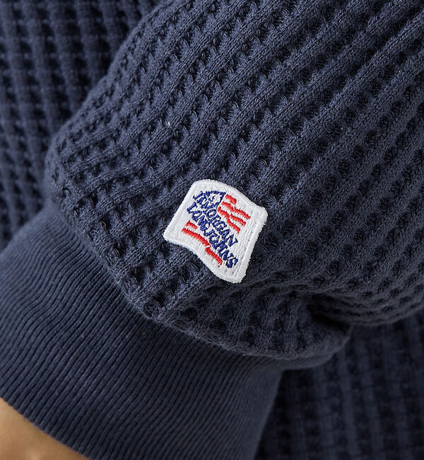 ABAHOUSE「【JEMORGAN /ジェーイーモーガン】ビッグワッフルWジップパーカー/フーデ」|パーカー|