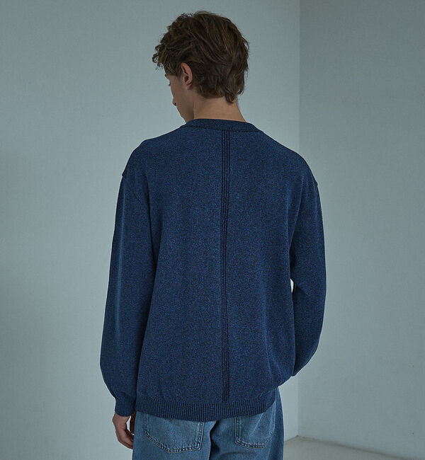 ABAHOUSE「WOOL MIX ブークレーＶネックニット」|ニット・セーター|