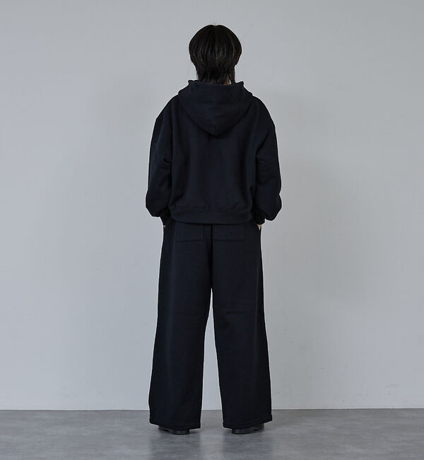 ABAHOUSE「【AH ABAHOUSE】クロップド ダブルジップ スウェットフーディー / セ」|パーカー|