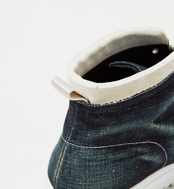 alfredoBANNISTER「【デニム】センタージップ ハイカットスニーカー」|スニーカー|
