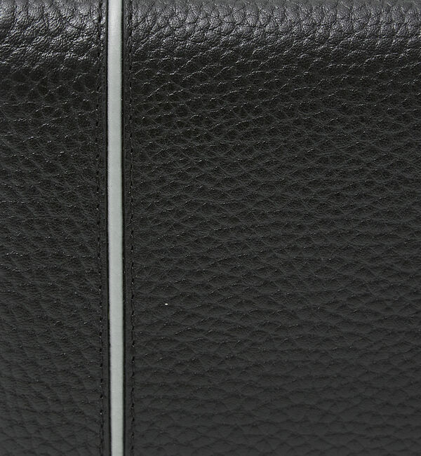 alfredoBANNISTER「牛革 シボレザー ラインデザイン 二つ折り 長財布」|財布|