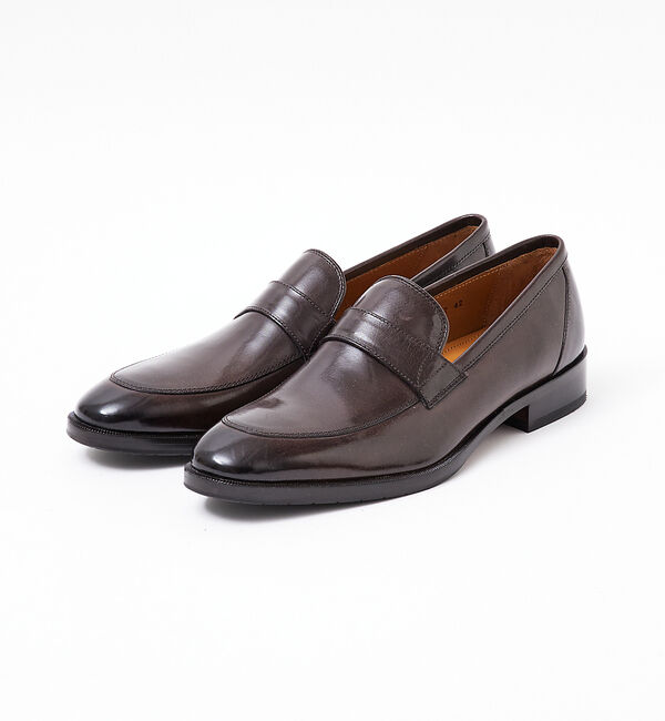 alfredoBANNISTER「【WEB別注】セミスクエア ドレス ローファー」|ローファー|ダークブラウン
