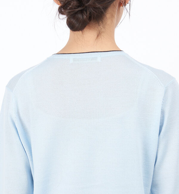 Rouge vif「カラーラインハイゲージニット」|ニット・セーター|