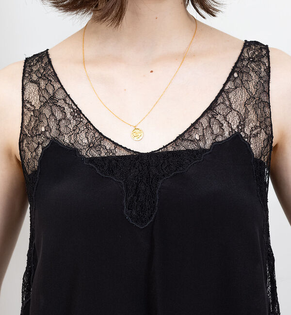 Rouge vif「【セットアップ対応】シルクレースキャミ」|キャミソール|