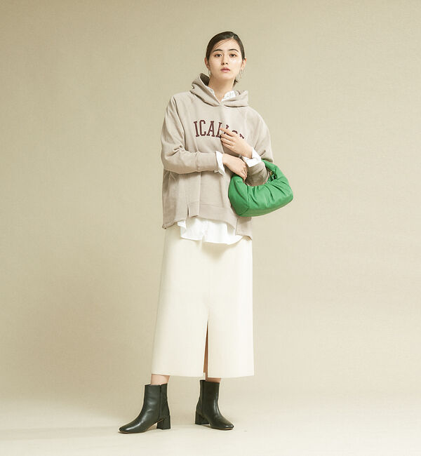 Rouge vif「フェイクメルトンジャージータイトスカート」|スカート|