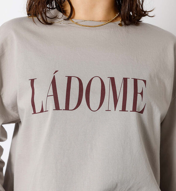 Rouge vif「別注【MICA&DEAL /マイカアンドディール】LADOME プリントロンT」|Tシャツ・カットソー|