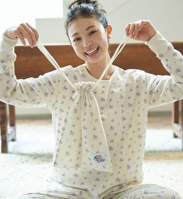 Rouge vif「【JEMORGAN/ジェーイーモーガン】ルームウェア 3点セット / 長袖&長ズ」|Tシャツ・カットソー|