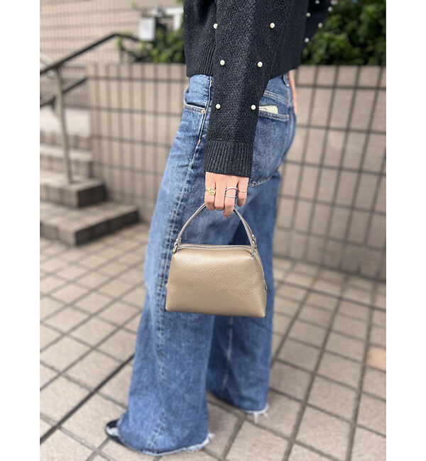 Rouge vif「【AULENTTI/オウレンティ】2WAY ミニショルダーバッグ / 本革」|ショルダー・メッセンジャー|