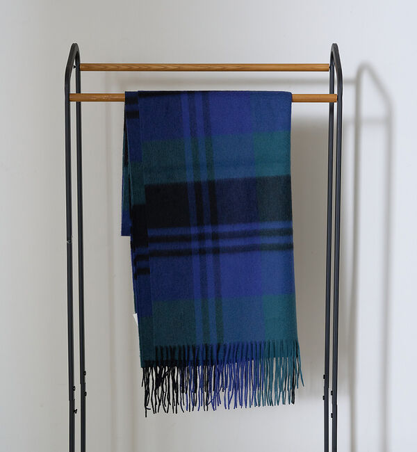 Rouge vif「カシミヤ　大判チェックストール」|マフラー|