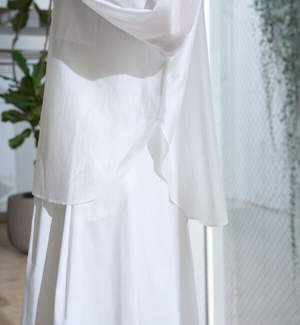 Rouge vif「ポケット付きシアーシャツ」|シャツ・ブラウス|