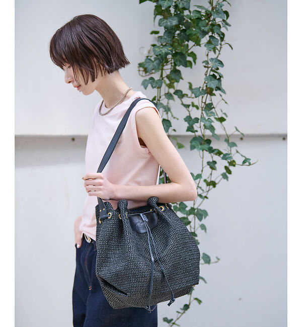 Rouge vif「【Ampersand / アンパサンド】basket like bag/AP24」|ショルダー・メッセンジャー|