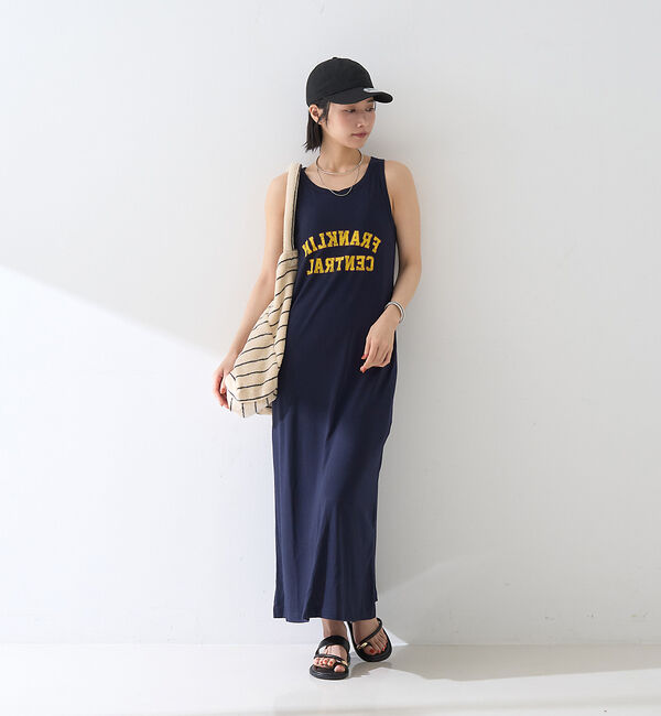 Rouge vif「【ST.JOHNS 3RD CLUB/セントジョンズサードクラブ】パット付ロゴタ」|ワンピース|