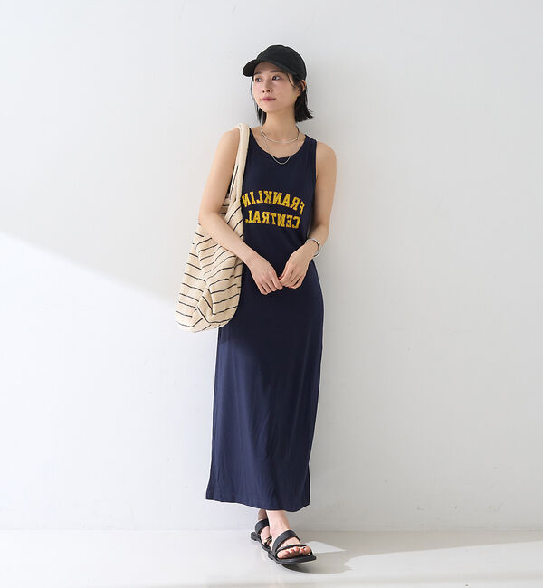 Rouge vif「【ST.JOHNS 3RD CLUB/セントジョンズサードクラブ】パット付ロゴタ」|ワンピース|