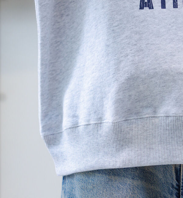 Rouge vif「【DISCUS/ディスカス】裏毛スキッパーUネックスウェット/トップス/スウェッ」|スウェット・ジャージ|