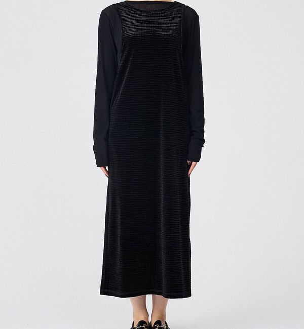 Rouge vif「【Keena/キーナ】ベルベットタンクワンピース/上品/お出かけ/ワンピース【W」|ワンピース|