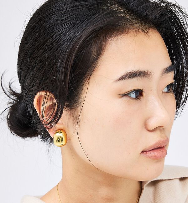 Rouge vif「【Kenneth Jay Lane/ケネス ジェイ レーン】オーバルイヤリング」|ピアス|