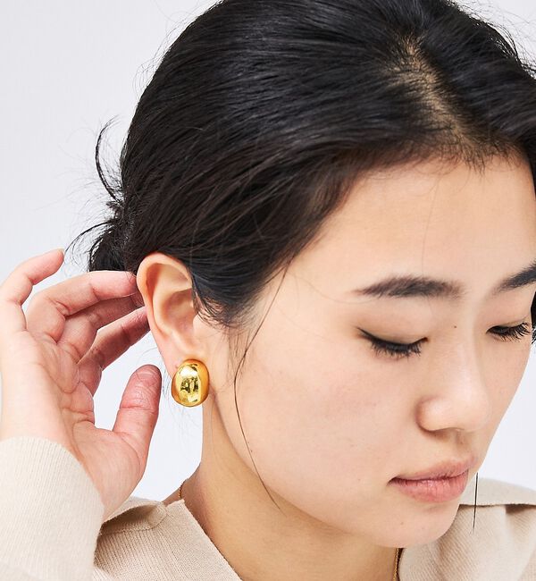 Rouge vif「【Kenneth Jay Lane/ケネス ジェイ レーン】オーバルイヤリング」|ピアス|