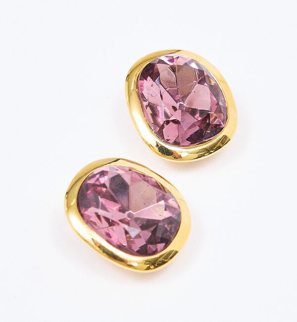 Rouge vif「【Kenneth Jay Lane/ケネス ジェイ レーン】アメジストイヤリング」|ピアス|