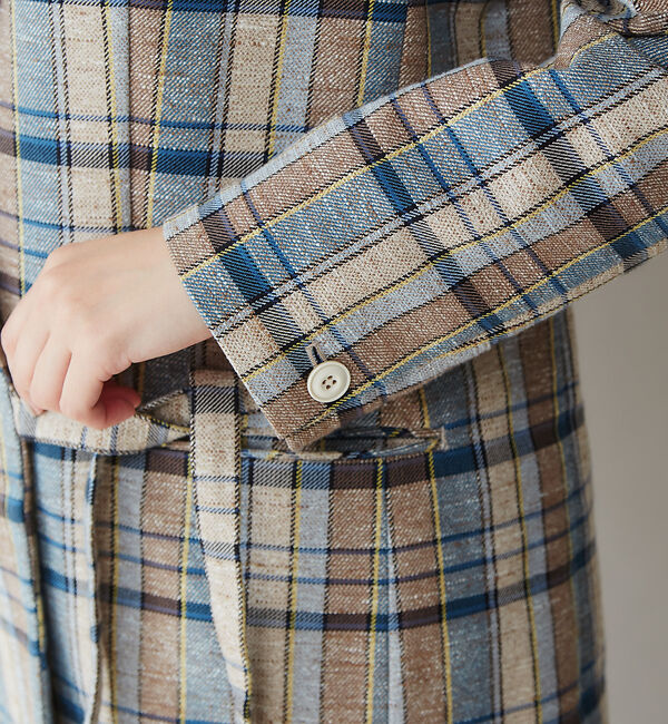 qualite「スラブチェックジャケット」|テーラードジャケット|