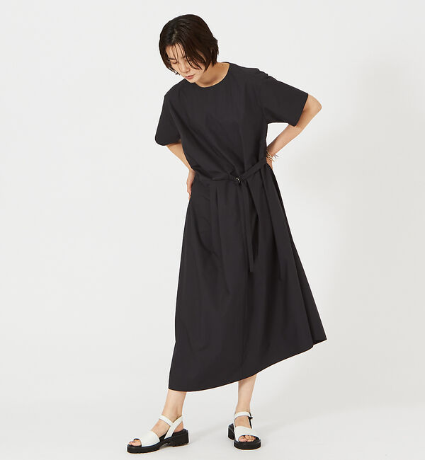 qualite「タイプライタードローワンピース」|ワンピース|