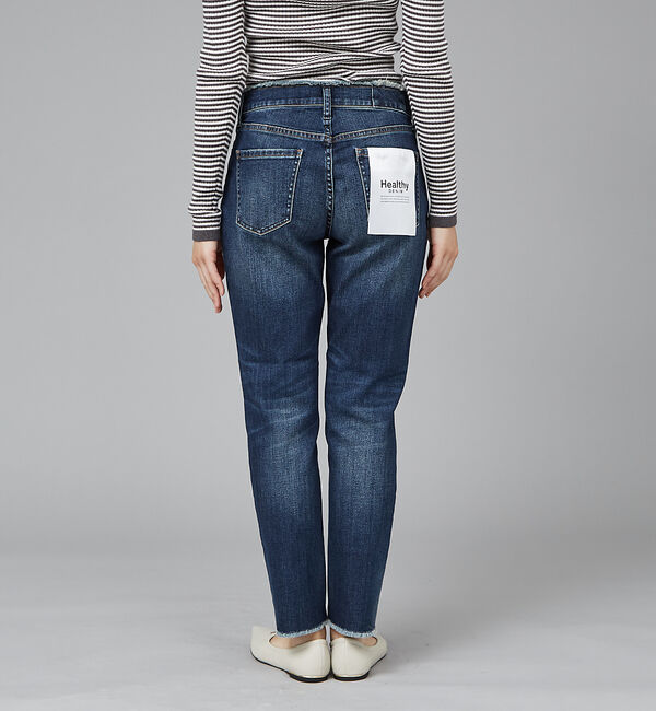 qualite「【Healthy denim】ミッドライズテーパード」|デニム|
