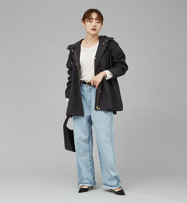 qualite「ドローストリングマウンテンパーカ」|パーカー|