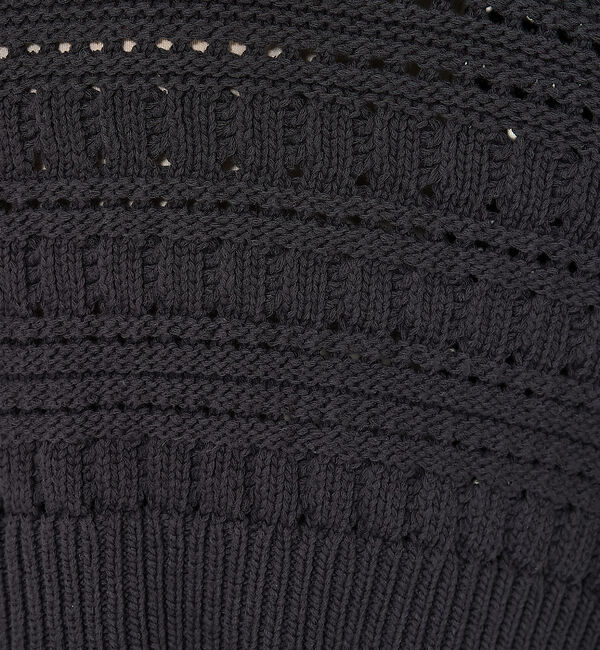 qualite「リンクスアイレットニット」|ニット・セーター|