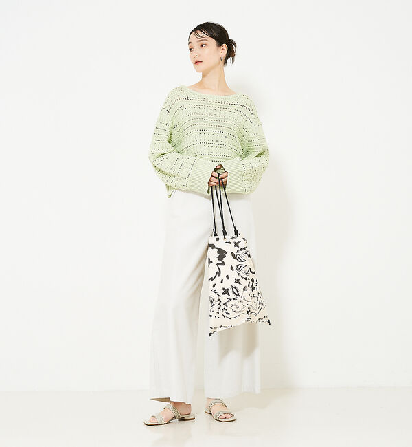 qualite「リンクスアイレットニット」|ニット・セーター|