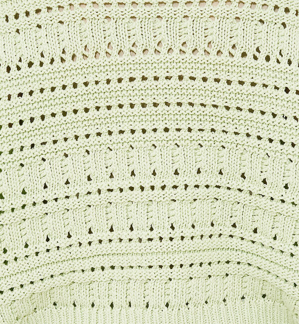 qualite「リンクスアイレットニット」|ニット・セーター|