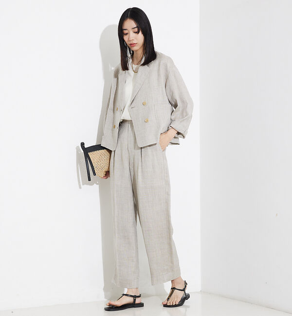 qualite「【セットアップ対応】ミックスカラーラミーパンツ」|その他|